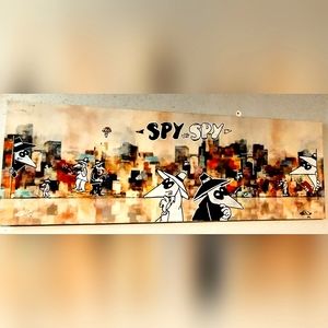 60" x 20" Spy vs. Spy Mark over (Original)
